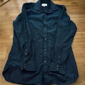 Ted Baker Navy Blue Dress Shirt